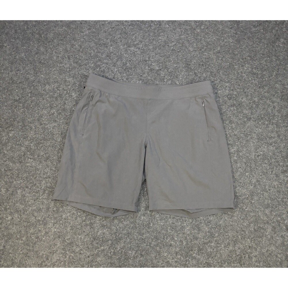 Kuhl Shorts Womens Large Free Flex Stretch Chino Outdoor Performance Gray